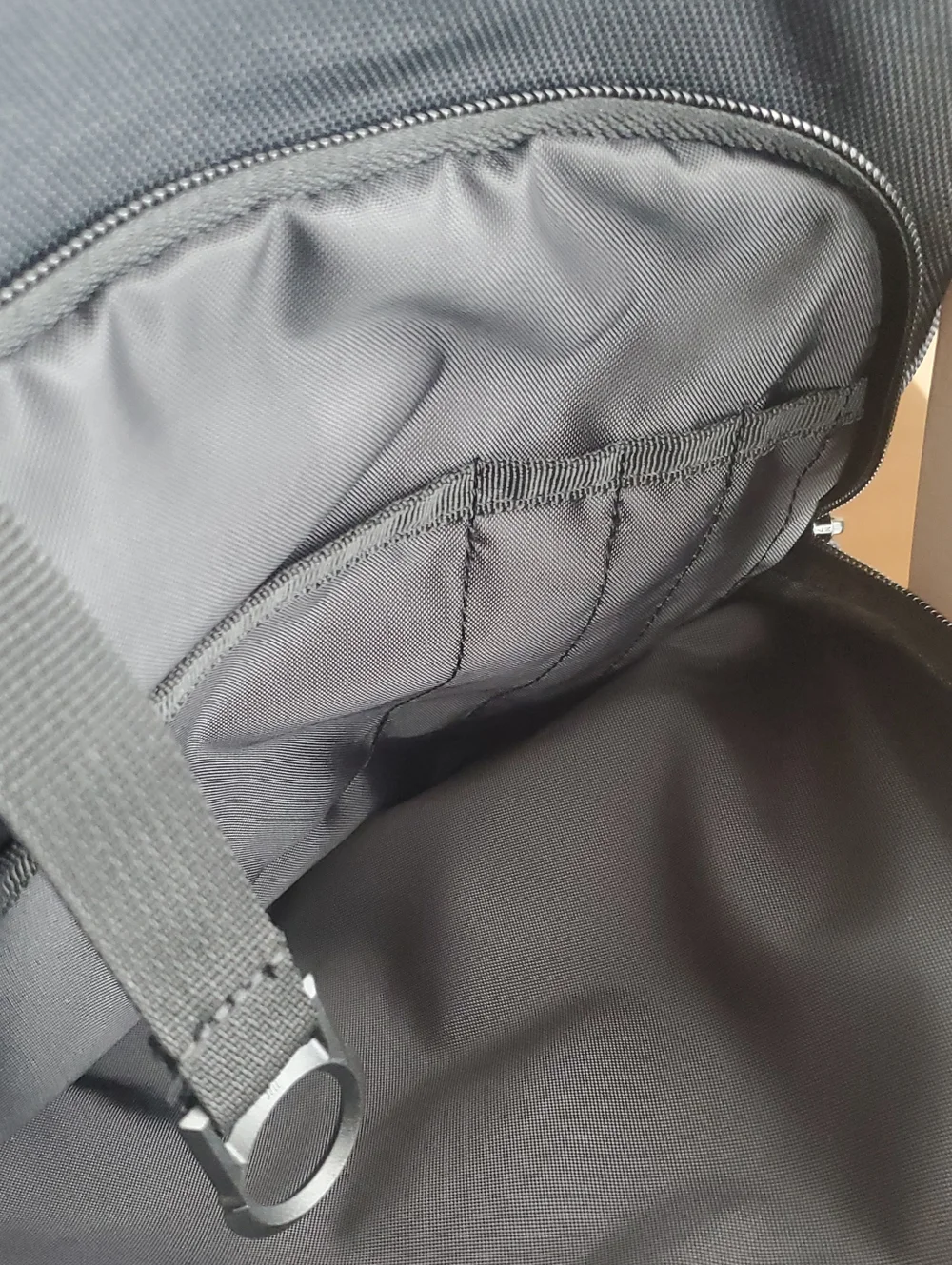 adidas Black Backpack with White Logo - Men's 16